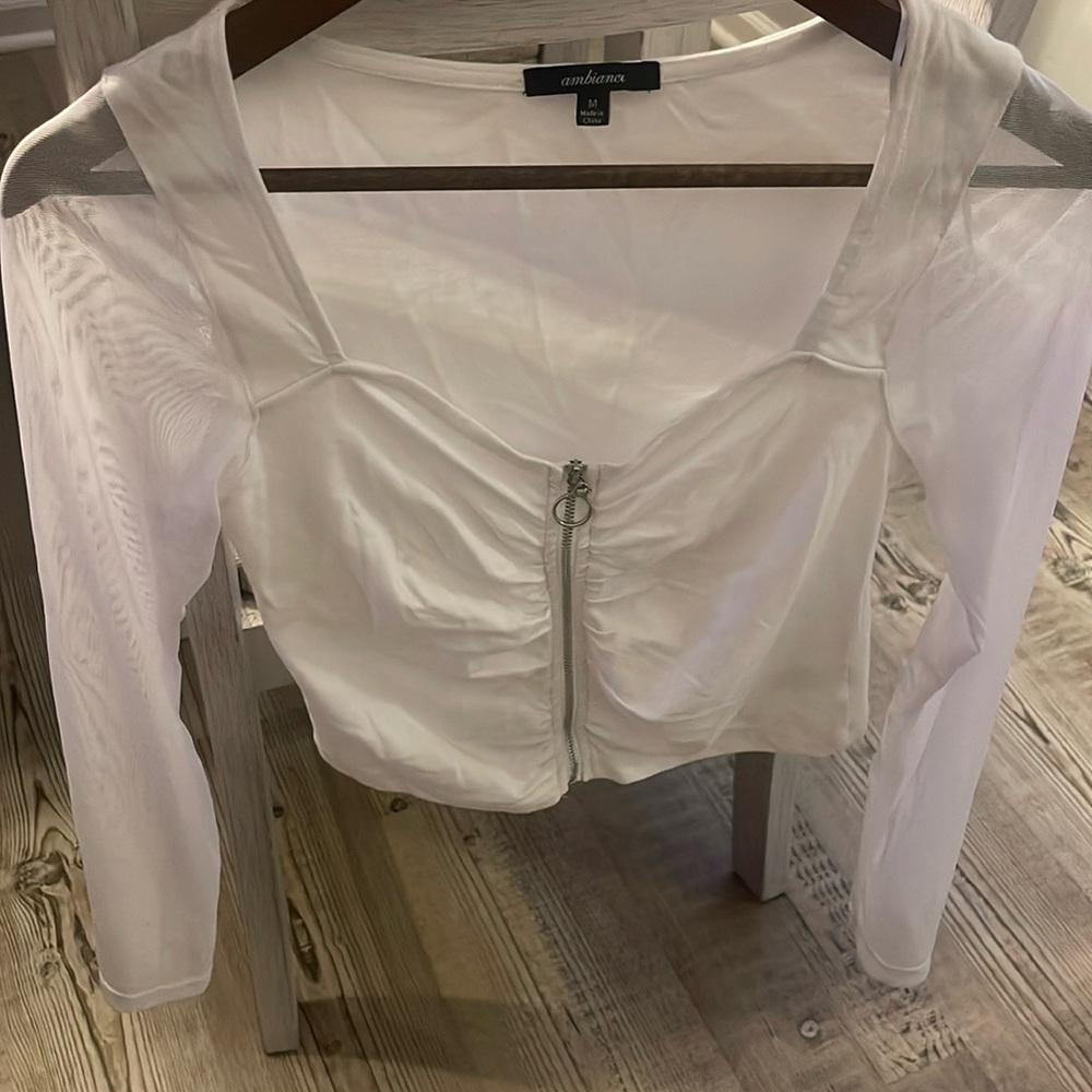 White long sleeve shirt